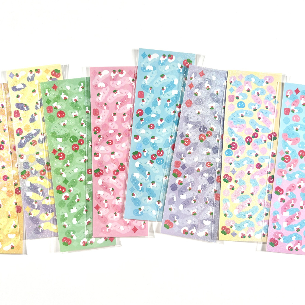 สติกเกอร์ริบบิ้นเลเซอร์ ลายการ์ตูนผู้หญิง สไตล์เกาหลี สําหรับตกแต่งสมุดภาพ การ์ด โทรศัพท์ อัลบั้มรูป DIY