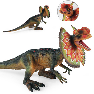 โมเดลไดโนเสาร์ Dilophosaurus Jurassic ของเล่นเสริมการเรียนรู้วิทยาศาสตร์ สําหรับเด็ก