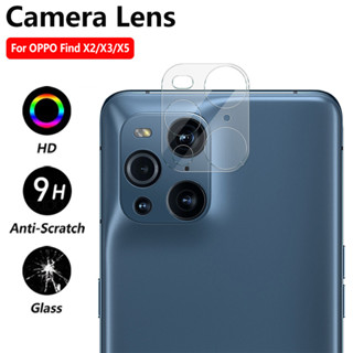 ตัวป้องกันเลนส์กล้องฟิล์มกระจกนิรภัยสำหรับ OPPO F9 F11 Pro F1s F7 F5 Youth Find X X2 X3 X5 Pro
