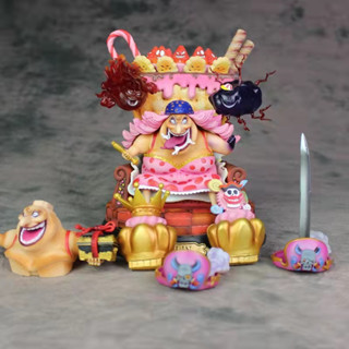 โมเดลฟิกเกอร์ PVC อนิเมะวันพีช GK Charlotte Linlin Big Mom ขนาด 24 ซม. ของเล่นสะสม สําหรับเด็ก