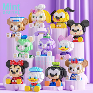 ใหม่ บล็อคตัวต่อ รูปการ์ตูนดิสนีย์ Kuromi My Melody LinaBell Mickey Minnie ของเล่นเสริมการเรียนรู้ สําหรับเด็ก