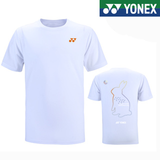 Yonex เสื้อยืดแบดมินตัน เสื้อปิงปอง แขนสั้น กางเกงขาสั้น แห้งเร็ว สําหรับผู้ชายและผู้หญิง ฝึกซ้อมเด็ก แข่งขัน กีฬาแคสซูล่า