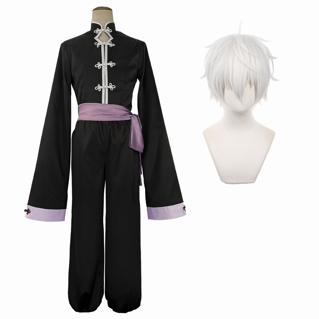 Holoun Blue Lock Nagi Cosplay วิกผมคอสเพลย์ นางงิ กังฟู แทง เส้นใยสังเคราะห์ สีฟ้า ปรับขนาดได้