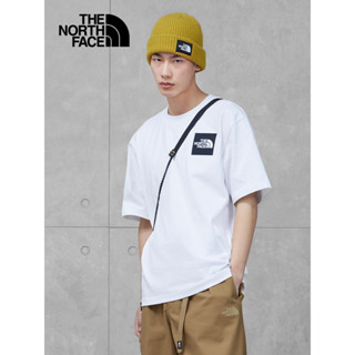 The North Face เสื้อยืดลําลอง แขนสั้น ผ้าฝ้าย ทรงหลวม ระบายอากาศ สําหรับผู้ชาย 23 7WBJ