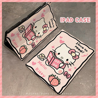 เคสแท็บเล็ต ลายการ์ตูน Hello Kitty น่ารัก สําหรับ Ipad Mini 4 5 Ipad 9th Generation Ipad Air 4 5