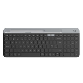 Logitech K580 คีย์บอร์ดไร้สาย บลูทูธ ตัวรับสัญญาณ USB สวิตช์ง่าย แบตเตอรี่ 24 เดือน สําหรับสมาร์ทโฟน แท็บเล็ต แล็ปท็อป