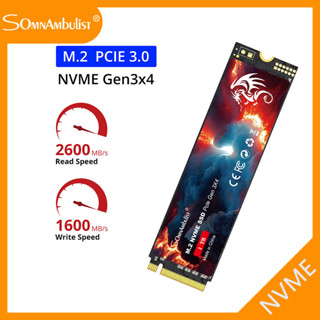 Somnambulist โซลิดสเตทไดรฟ์ภายใน M2 Nvme 512GB 256GB M.2 PCIE3.0 128GB 1TB สําหรับแล็ปท็อป เดสก์ท็อป