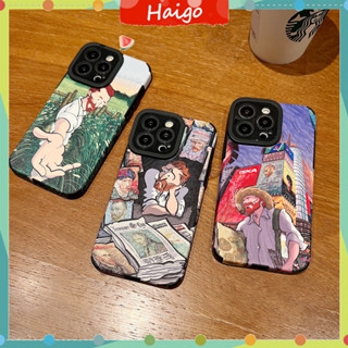 เคสโทรศัพท์มือถือ พลาสติกนิ่ม ลายโลโก้ Dermatoglyph สําหรับ iPhone14 13 12 Mini 11 PRO MAX 6 6s 7 8plus SE2 X XS XR XSMAX #HG6062