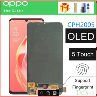 หน้าจอสัมผัสดิจิทัล LCD OLED 6.4 นิ้ว สําหรับ OPPO Find X2 Lite OPPO CPH2005 5G