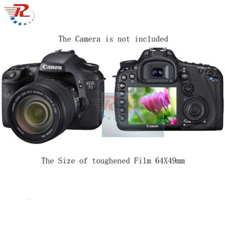 ฟิล์มกระจกนิรภัยกันรอยหน้าจอกล้อง HD สําหรับ Canon EOS 7D