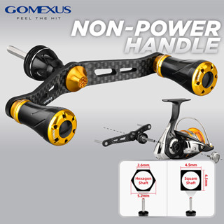 (Gomexus)82-98mm Non-Power HandleShimano Daiwa Revros LT/RR LT ที่จับรอกตกปลา  Carbon Double Handle สำหรับ LCDH 72-98 มม.