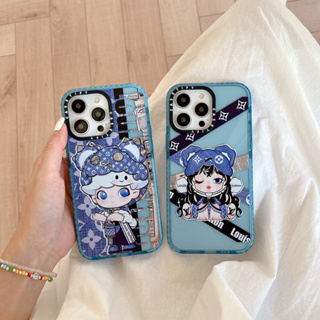 เคสโทรศัพท์มือถืออะคริลิค ลายการ์ตูนตุ๊กตา CT แต่งกลิตเตอร์ สําหรับ iphone11 12 13 14 pro promax