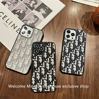 ยุโรปและอเมริกา แฟชั่น หรู ชื่อใหญ่ จดหมายD เคส iphone 15 Pro Max 14 Pro Max 12 13 pro max 11 Xs Max Xr Case ใหม่ ความรู้สึกหรูหรา ป้องกันการหล่น นุ่ม เคส