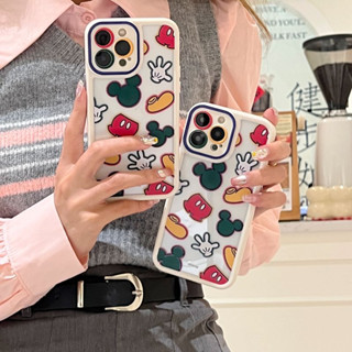 เคสโทรศัพท์มือถือ ลายการ์ตูนดิสนีย์ มิกกี้เมาส์น่ารัก สําหรับ iPhone 14Pro max case 13Pro max 12Pro max 14Pro 13Pro 12Pro 11 12 13 14 case