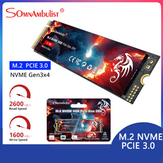 Somnambulist NVMe โซลิดสเตทไดรฟ์ 512GB NVMe PCIe M.2 128GB 256GB 512GB สําหรับแล็ปท็อป