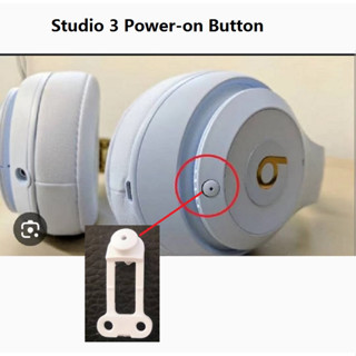 อะไหล่ปุ่มสวิตช์เปิดปิดหูฟัง แบบเปลี่ยน สําหรับ Studio 3 studio3