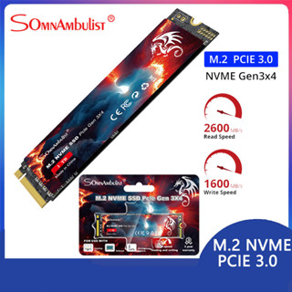 Somnambulist ของแท้ ฮาร์ดไดรฟ์ภายใน M2 Nvme 512GB M.2 PCIE3.0 1TB 2TB สําหรับแล็ปท็อป