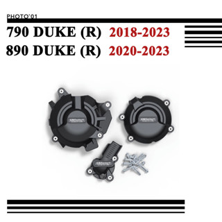 Psler ฝาครอบเครื่อง ป้องกันการชน สําหรับ KTM 790 DUKE R 890 DUKE R 2018 2019 2020 2021 2022 2023