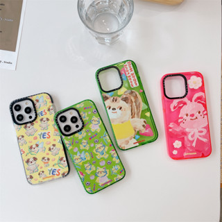 Casetify เคสโทรศัพท์มือถือ TPU นิ่ม กันกระแทก ลายสติกเกอร์ Slowcoaster น่ารัก สําหรับ iPhone 14 Pro Max 12 13 Pro Max 11 13 14