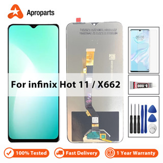 อะไหล่หน้าจอ LCD 6.6 นิ้ว คุณภาพสูง สําหรับ Infinix hot 11 X662 LCD X662B X689F