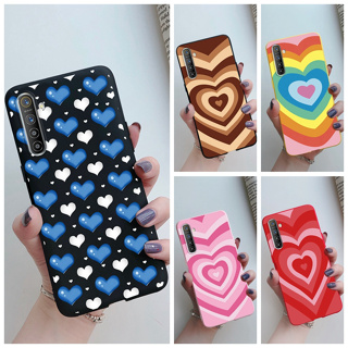 เคสโทรศัพท์ซิลิโคน TPU แบบนิ่ม ลายหัวใจ สําหรับ Realme XT X2 Realme XT X2