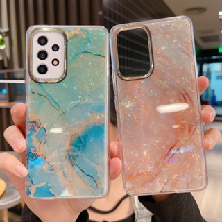 เคสอะคริลิค ลายหินอ่อน กันกระแทก สําหรับ Samsung Galaxy A72 A73 A52 A53 A54