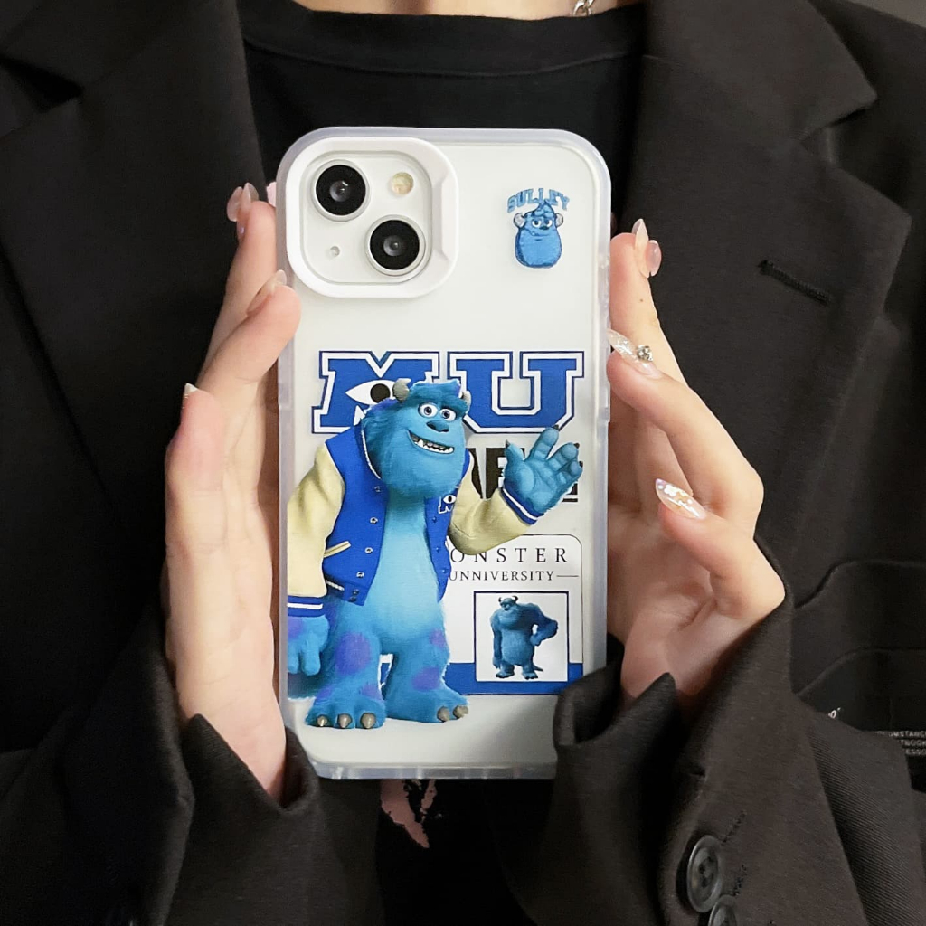 เคสโทรศัพท์มือถือ กันกระแทก ลายการ์ตูนมอนสเตอร์ ซุลเลย์ และไมค์ แฟชั่น สําหรับ iPhone 15 14 13 12 11 XS