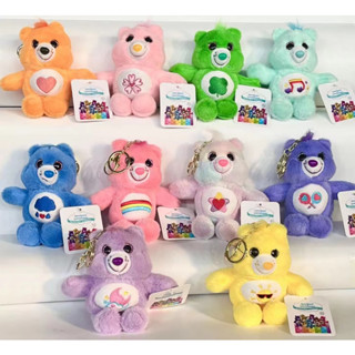 Bearbrick Care Bear Rainbow Bear โมเดลตุ๊กตาหมีของเล่นสําหรับเด็ก 14 ซม. 5 นิ้ว Carebear Rainbow Care Bear พวงกุญแจจี้ตุ๊กตา