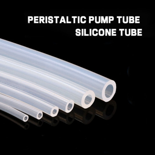 ท่อปั๊ม peristaltic เส้นผ่านศูนย์กลางภายใน 4.8-12.7 มม. ท่อซิลิโคนที่ทนต่อการสึกหรอการฉีกขาดสูงทนต่ออุณหภูมิสูงท่ออาหารเกรดปลอดสารพิษท่อโปร่งใสความยาวใด ๆ