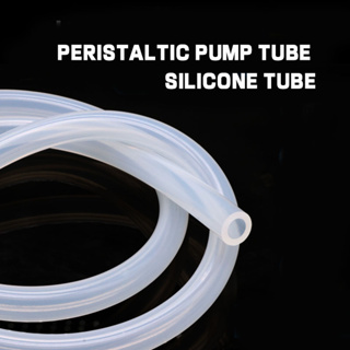 ท่อปั๊ม peristaltic เส้นผ่านศูนย์กลางภายใน 0.5-4.8 มม. ท่อซิลิโคนที่ทนต่อการสึกหรอการฉีกขาดสูงทนต่ออุณหภูมิสูงท่ออาหารเกรดปลอดสารพิษท่อโปร่งใสความยาวใด ๆ