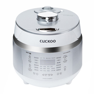 Cuckoo หม้อหุงข้าวไฟฟ้าแรงดันสูง แบบพกพา สีเงิน 1.5 ลิตร CRP-EH0397FW