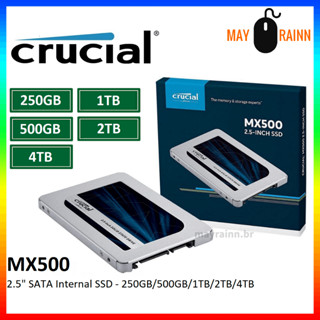 โซลิดสเตทไดรฟ์ SSD SATA 2T Crucial MX500 2.5 นิ้ว SATA3 BX500 สําหรับคอมพิวเตอร์