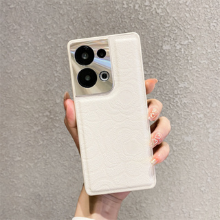 เคสโทรศัพท์มือถือหนัง ลายดอกคามิเลีย สําหรับ OPPO Reno8 5G Reno8Pro Reno9 Reno9Pro Find X5 Pro Find X6 Pro