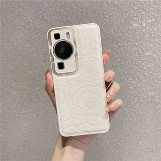 เคสโทรศัพท์มือถือหนัง ลายดอกคามิเลีย สําหรับ HUAWEI P60 Pro P50 Pro P40 Pro P30 Pro P60Art