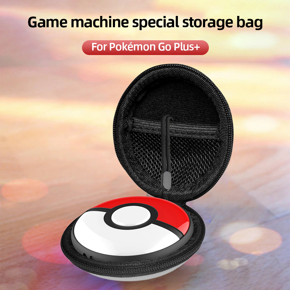 เคสแข็ง EVA มีซิปปิด อุปกรณ์เสริม สําหรับ Pokmon Go Plus + Crystal