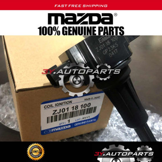 ใหม่ แท้ ZJ01-18-100 จัดส่งด่วน! คอยล์จุดระเบิด สําหรับ Mazda 3 1.6 ลิตร 2004-2013 / ZJ0118100