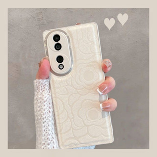 เคสโทรศัพท์มือถือหนัง ลายดอกคามิเลีย สําหรับ Honor 70 5G Honor 90 Honor 50 Honor magic4Pro Honor magic5Pro