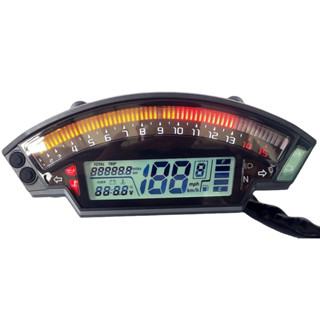 Cz4055 เครื่องวัดความเร็วรถจักรยานยนต์ HUD หน้าจอ LCD 6 บล็อก