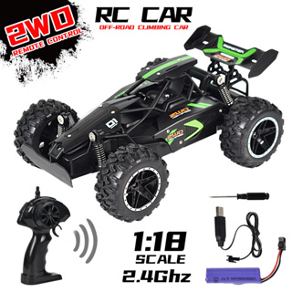 1:18 RC Cars รีโมทคอนโทรลรถออฟโรด 4CH Monster Truck 2 Speed Modes, 12 + mph สำหรับเด็กและผู้ให