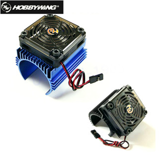 Hobbywing หม้อน้ํามอเตอร์รถบังคับ 1: 8 และพัดลมระบายความร้อน 5V สําหรับมอเตอร์ Hobbywing 4465 3665/3674