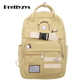 Backpack Prettyzys 2023 Korean Student Bag Large capacity Cute School 14 inch For Teenage Girl