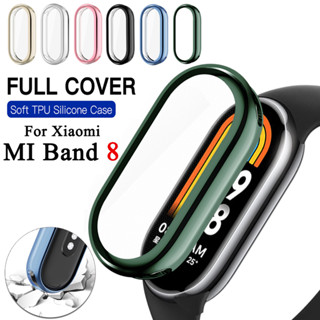 เคสป้องกันรอยขีดข่วน พร้อมฟิล์มกันรอยหน้าจอ อุปกรณ์เสริม สําหรับ Xiaomi Mi Band 8 Mi Band 8 Smartwatch