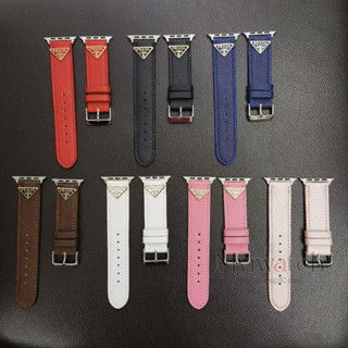 สายนาฬิกาข้อมือหนัง แบบบาง แฟชั่น สําหรับ iWatch series 8 7 6 SE 5 4 3 2 1 40 มม. 41 มม. 44 มม. 45 มม. 42 มม. 38 มม. 49 มม.