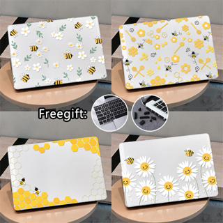 เคสแป้นพิมพ์ พิมพ์ลายการ์ตูนผึ้ง สําหรับ Macbook Air15 M2 Case A2941 Air13.6 A2681 Pro13 14 16inch A2338 A2779 A2780 M1 Air13 A2337 Retina A1932 2020 Pro13 A2289 A2251 A2159