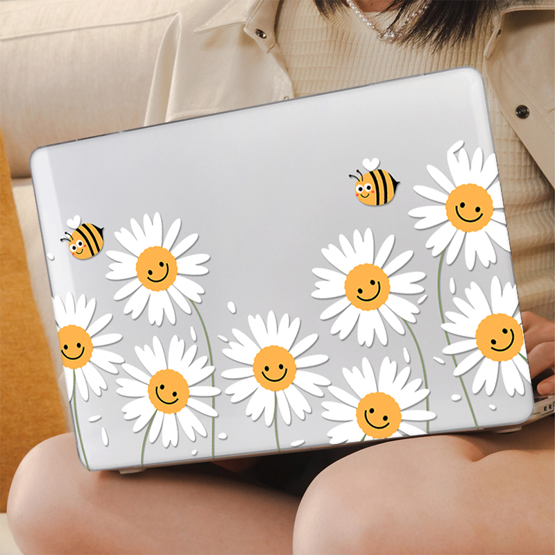 เคสแป้นพิมพ์ พิมพ์ลายการ์ตูนผึ้ง สําหรับ Macbook Air15 M2 Case A2941 Air13.6 A2681 Pro13 14 16inch A2338 A2779 A2780 M1 Air13 A2337 Retina A1932 2020 Pro13 A2289 A2251 A2159
