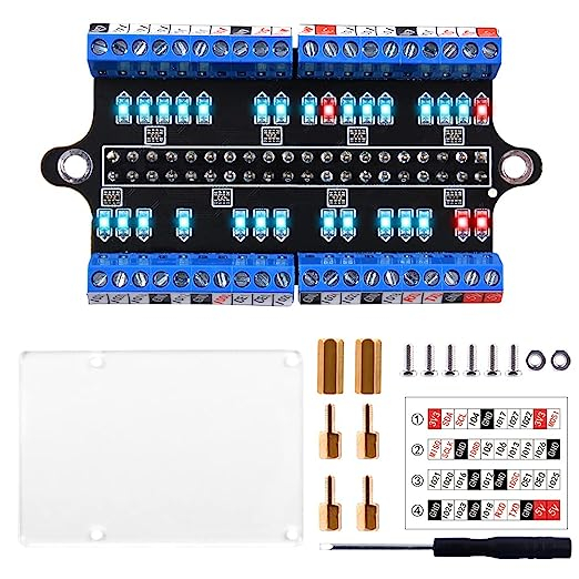 โมดูลเทอร์มินัลบล็อกเบรกเอาท์ Micro GPIO 52Pi พร้อมไฟ LED GPIO สําหรับ Raspberry Pi Raspberry Pi GPIO