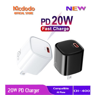 Mcdodo อะแดปเตอร์ชาร์จ USB 20W 18W PD3.0+QC 3.0 ชาร์จเร็ว รองรับการชาร์จ IOS CH-400 691