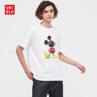 Uniqlo UT เสื้อยืดแขนสั้น พิมพ์ลายมิกกี้เมาส์ สําหรับผู้ชาย และผู้หญิง OK993G