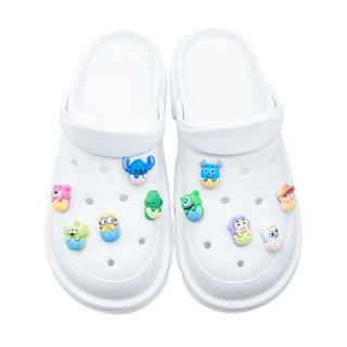 กระดุมติดรองเท้า crocs ลายการ์ตูนสัตว์ Toy Story สําหรับตกแต่งสวนเด็ก 1 ชิ้น