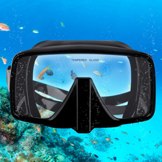 XIULO Diving Mask หน้ากากดำน้ำ สำหรับผู้ใหญ่ อุปกรณ์ดำน้ำ Scuba Salvage Anti-Fog Goggles Swimming Glasses Underwater Equipment แว่นตาดำน้ำ